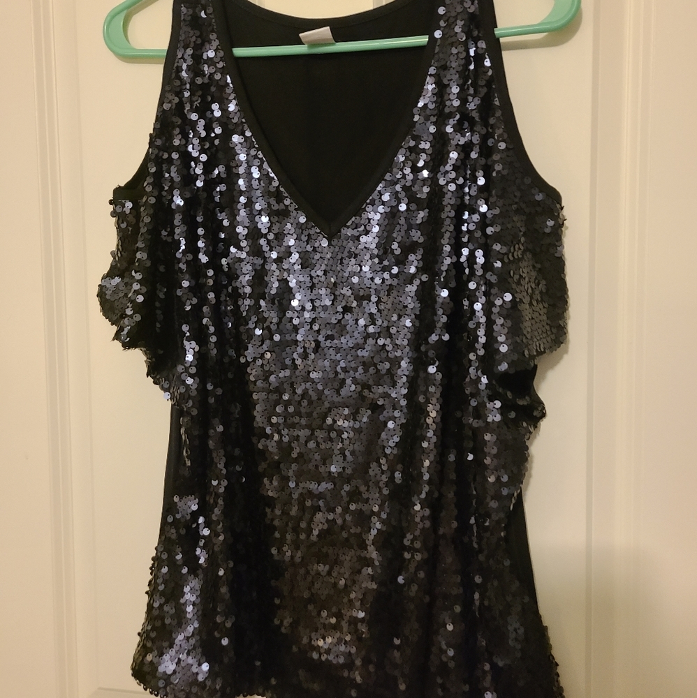 Venus Sequin top